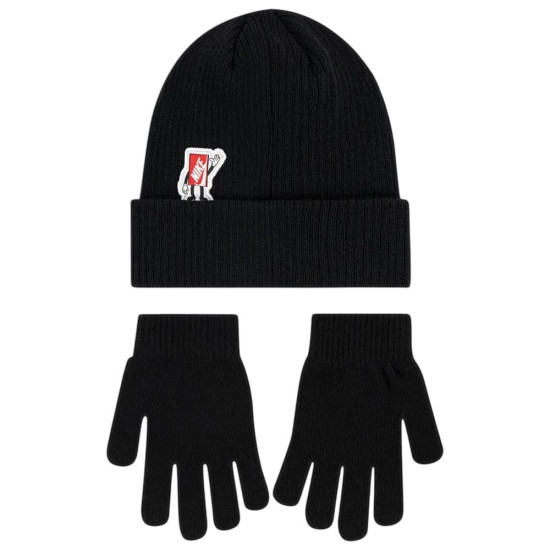 Nike Βρεφικό σετ σκουφάκι & γάντια Patch Peak Beanie Set